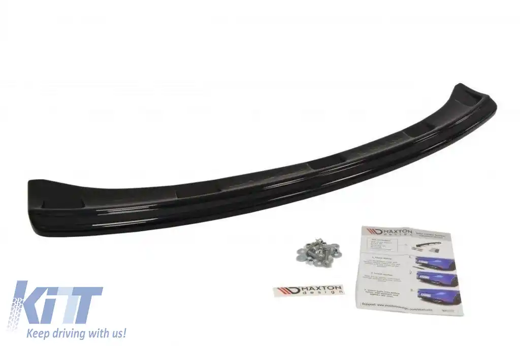 Adăugare Maxton Design pentru difuzor de bara spate S-Line, potrivit pentru Audi A5 8T coupe, Sportback 2011-2015, lac negru