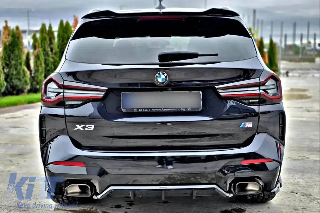 Adăugare Maxton Design pentru difuzor potrivit pentru BMW X3 cu pachet M G01 după 2021, lac negru-image-6144040