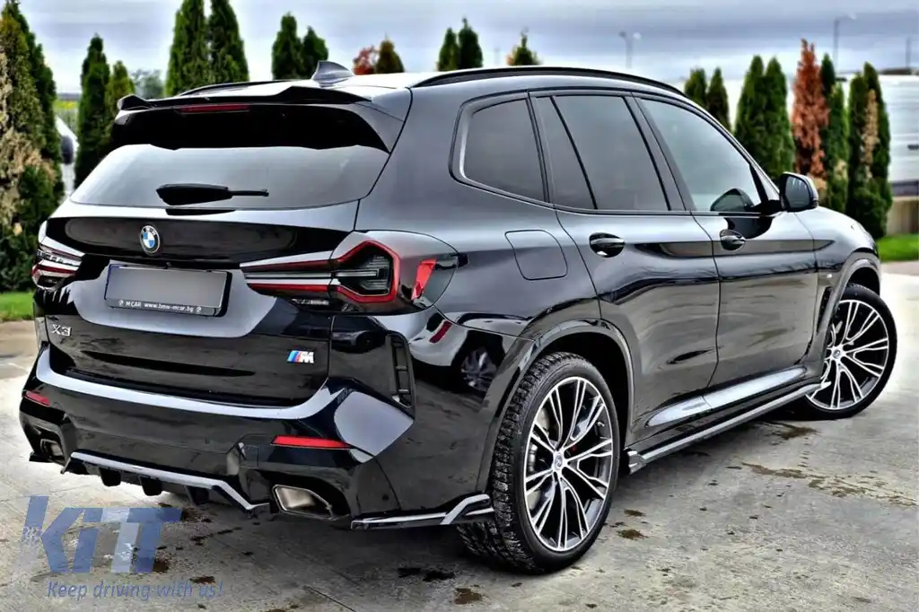 Adăugare Maxton Design pentru difuzor potrivit pentru BMW X3 cu pachet M G01 după 2021, lac negru-image-6144041
