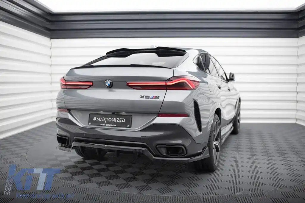 Adăugare Maxton Design pentru parasolar potrivit pentru BMW X6 G06 după 2019, lac negru-image-6236400
