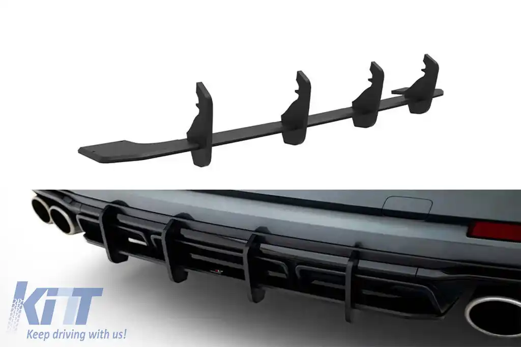 image-15-Adăugare tip Street Pro Maxton Design potrivită pentru difuzor Audi S8 D5 după 2021, negru mat