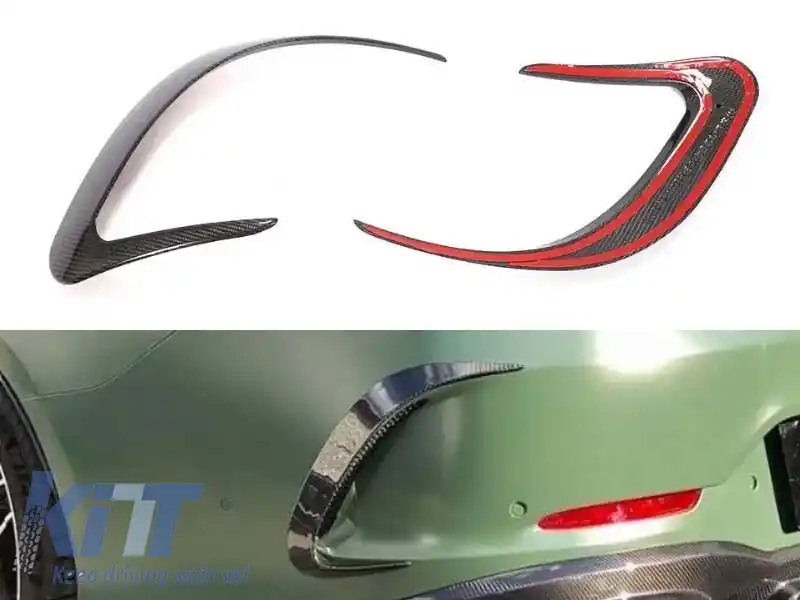 Adăugiri din carbon BRBS pentru ventilațiile laterale potrivite pentru bara de protecție din spate GT63 pe Mercedes A Design GT 4 Door Coupe X290 după 2019