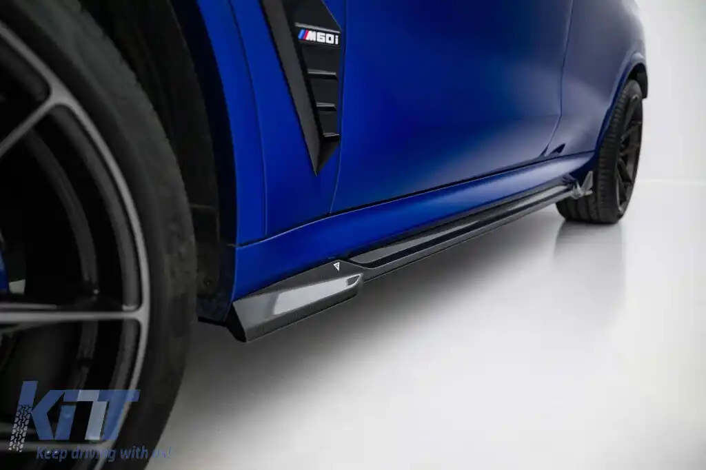 Adăugiri din carbon Maxton Design potrivite pentru pragurile BMW X5 G05 cu pachet M 2018-2023, după 2023-image-6144623