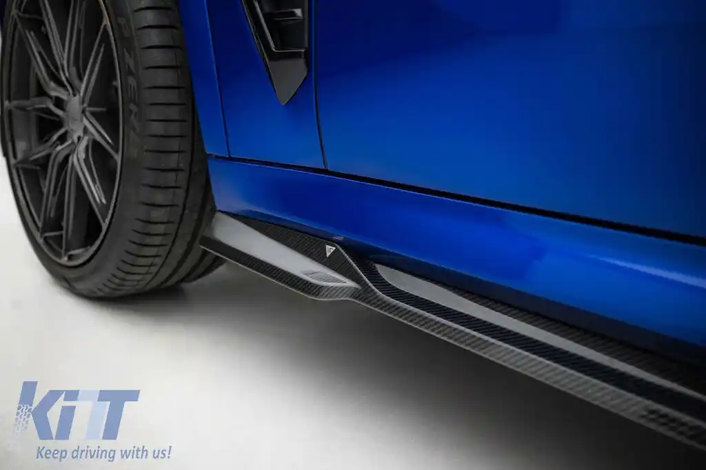 Adăugiri din carbon Maxton Design potrivite pentru pragurile BMW X5 G05 cu pachet M 2018-2023, după 2023-image-6144624