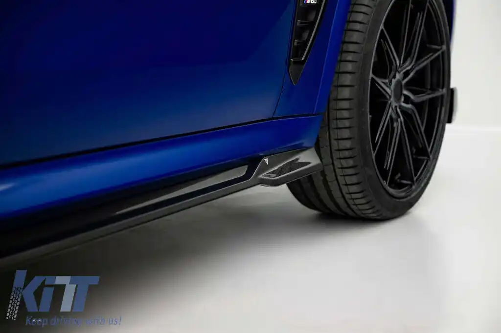 Adăugiri din carbon Maxton Design potrivite pentru pragurile BMW X5 G05 cu pachet M 2018-2023, după 2023-image-6144625