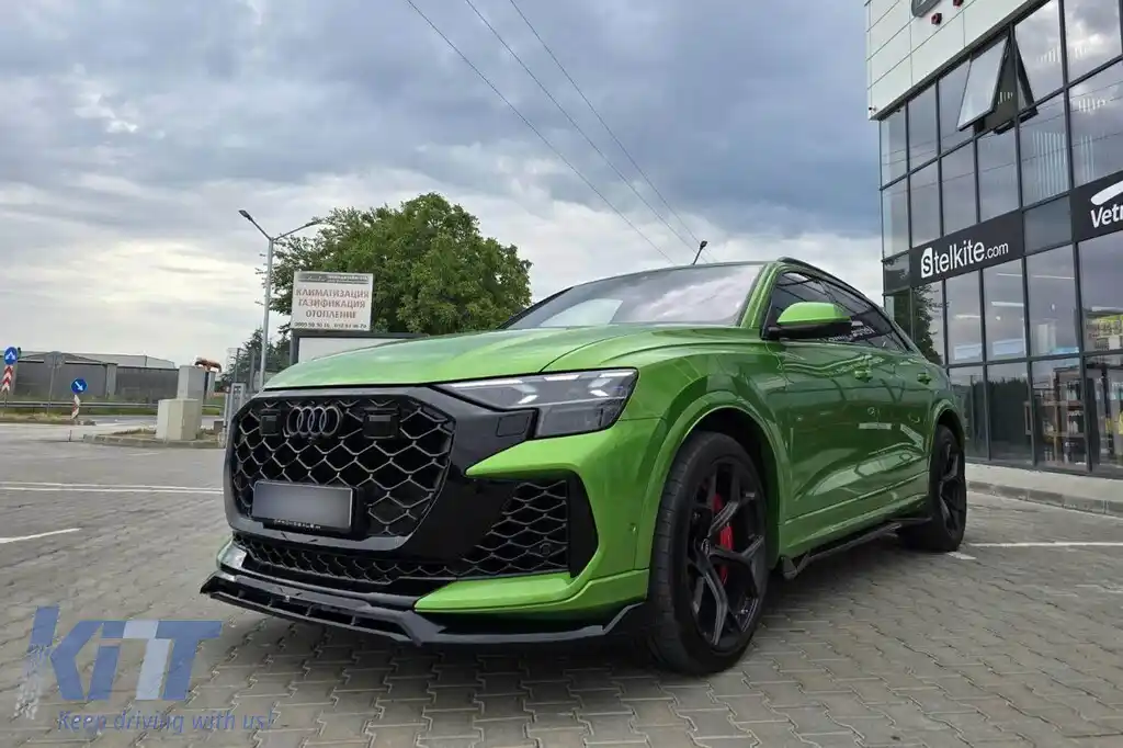 Adăugiri Maxton Design pentru praguri Audi RSQ8 după 2023, lac negru-image-6235894