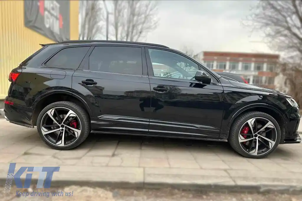Adăugiri Maxton Design potrivite pentru Audi Q7 S-Line, SQ7 2019-2023, lac negru-image-6140602