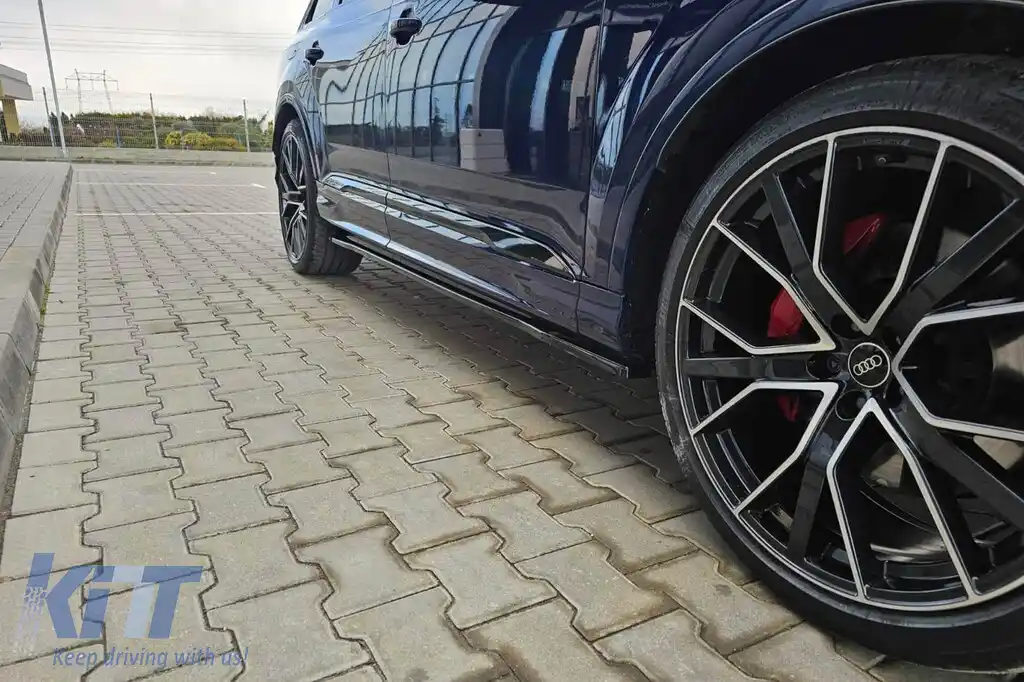 Adăugiri Maxton Design potrivite pentru Audi Q7 S-Line, SQ7 2019-2023, lac negru-image-6140603