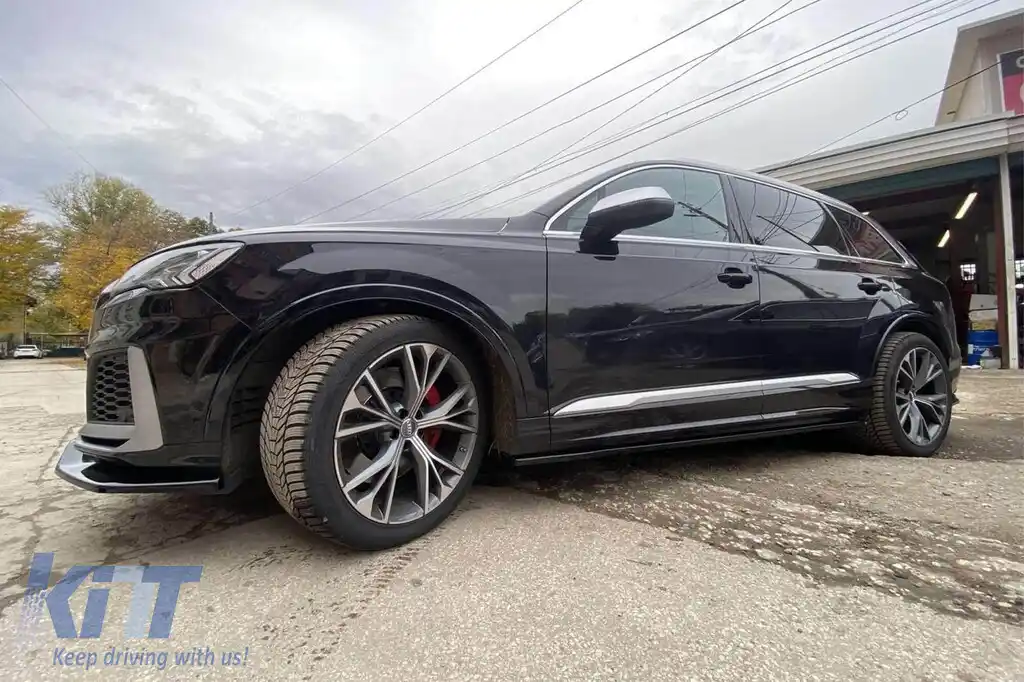Adăugiri Maxton Design potrivite pentru Audi Q7 S-Line, SQ7 2019-2023, lac negru-image-6140605