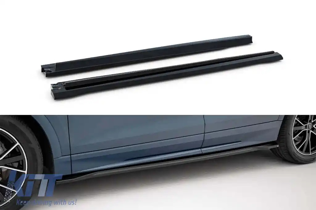 Adăugiri Maxton Design potrivite pentru Audi Q8 2018-2023, lac negru