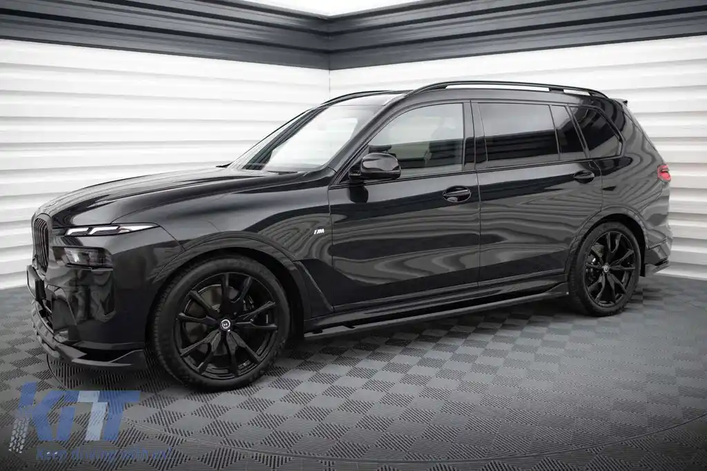 Adăugiri Maxton Design potrivite pentru BMW X7 G07 cu pachet M după 2022, lac negru-image-6236438