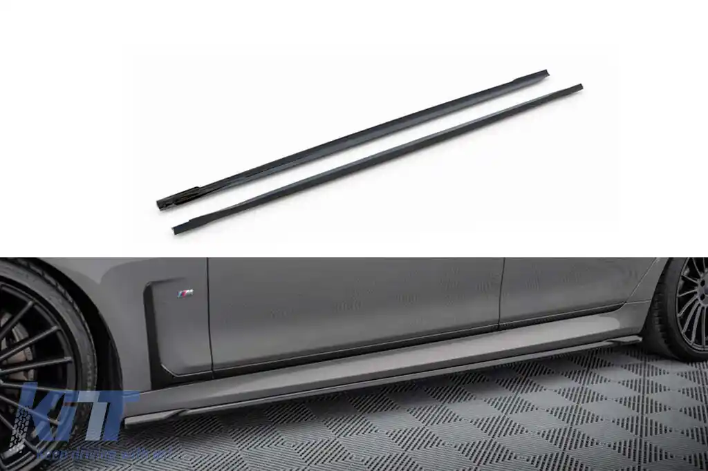 Adăugiri Maxton Design potrivite pentru BMW Seria 7 G11 cu pachet M 2019-2022, lac negru