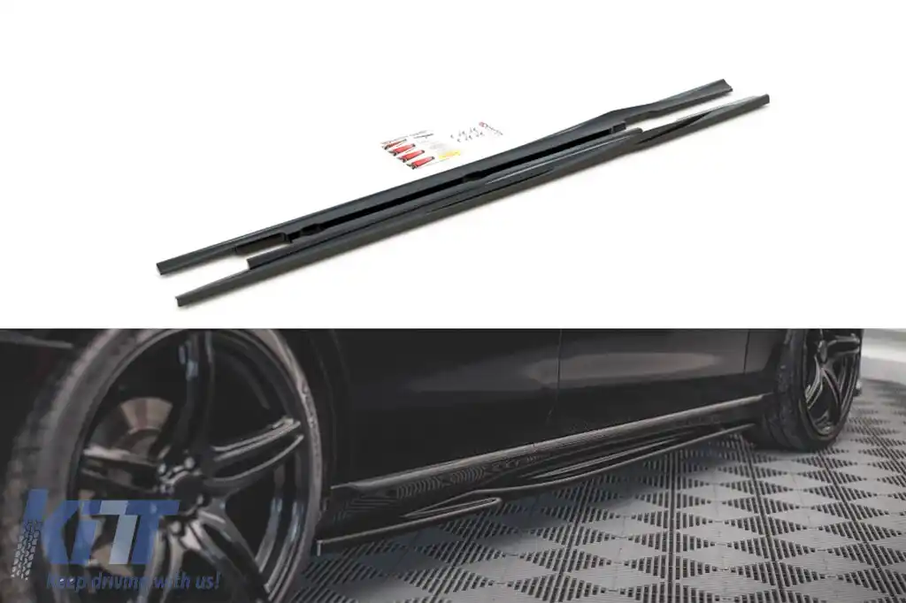 Adăugiri Maxton Design potrivite pentru Mercedes E-Class W213 2016-2021, lac negru