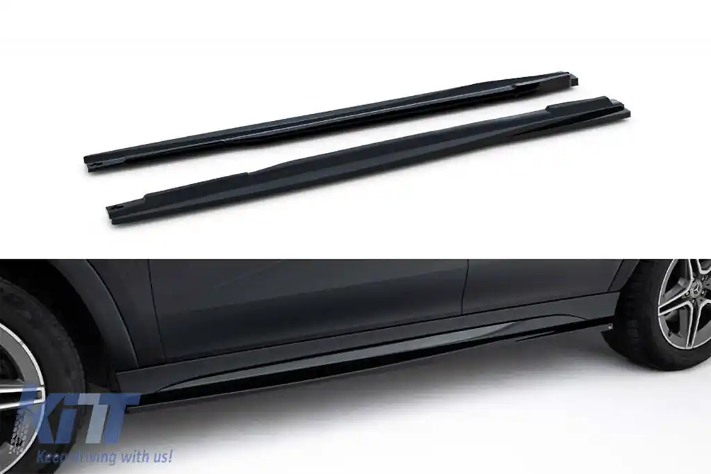 Adăugiri Maxton Design potrivite pentru Mercedes GLE SUV A Design, A Design-Line W167 2019-2023, după 2023, GLE 53 SUV W167 după 2023, lac negru