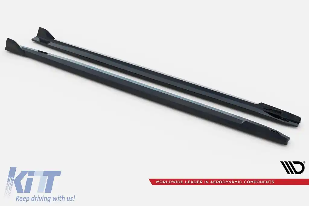 Adăugiri Maxton Design potrivite pentru praguri BMW X5 G05 cu pachet M 2018-2023, lac negru-image-6144203