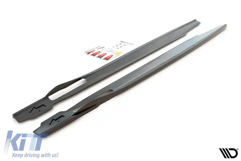 Adăugiri Maxton Design potrivite pentru praguri laterale M pentru BMW X6 G06 după 2020, lac negru-image-6236403