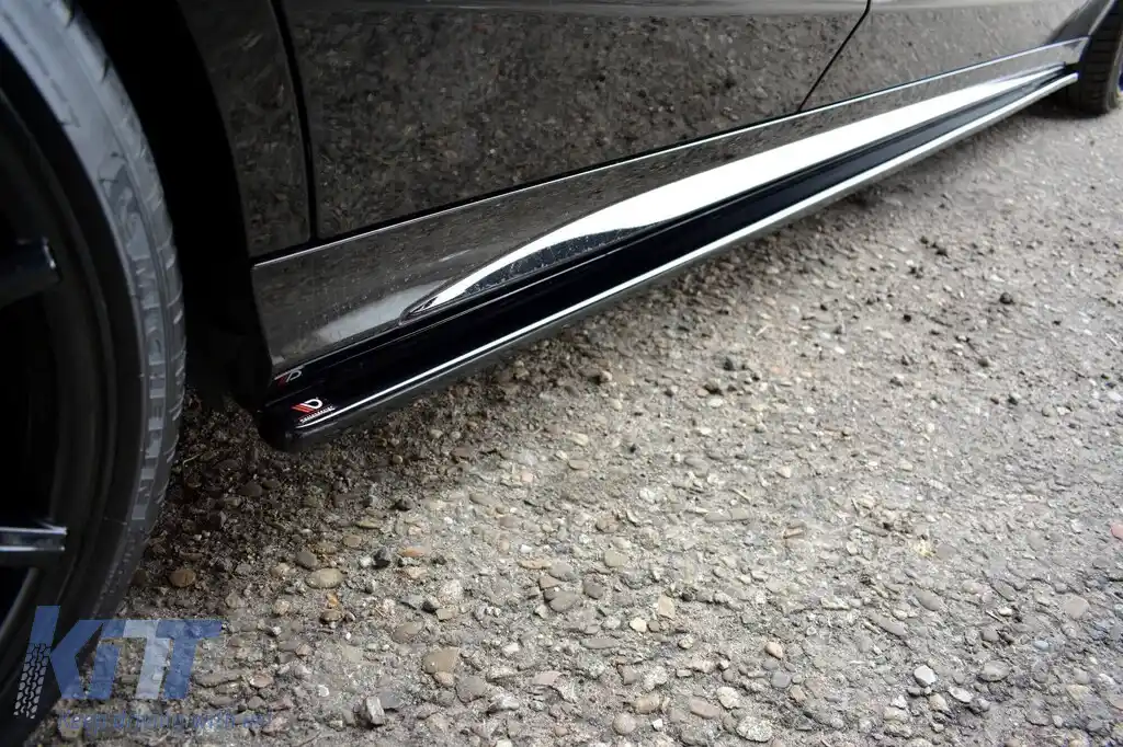 Adăugiri Maxton Design tip A Design potrivite pentru Mercedes C43 sedan W205, break S205 2015-2018, lac negru