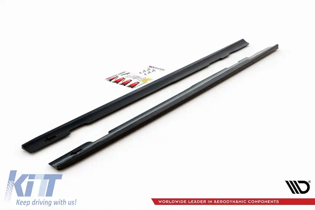 image-0-Adăugiri Maxton Design tip A Design potrivite pentru praguri Mercedes CLS C257 după 2018, lac negru