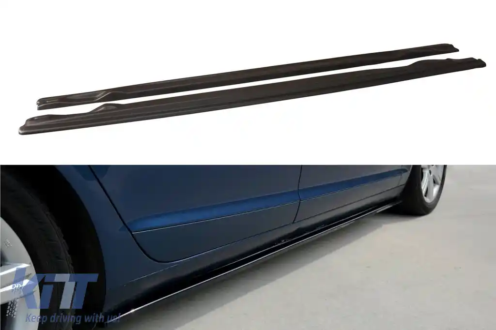 image-30-Adăugiri Maxton Design tip S-Line potrivite pentru Audi A6 C6 2004-2011, lac negru