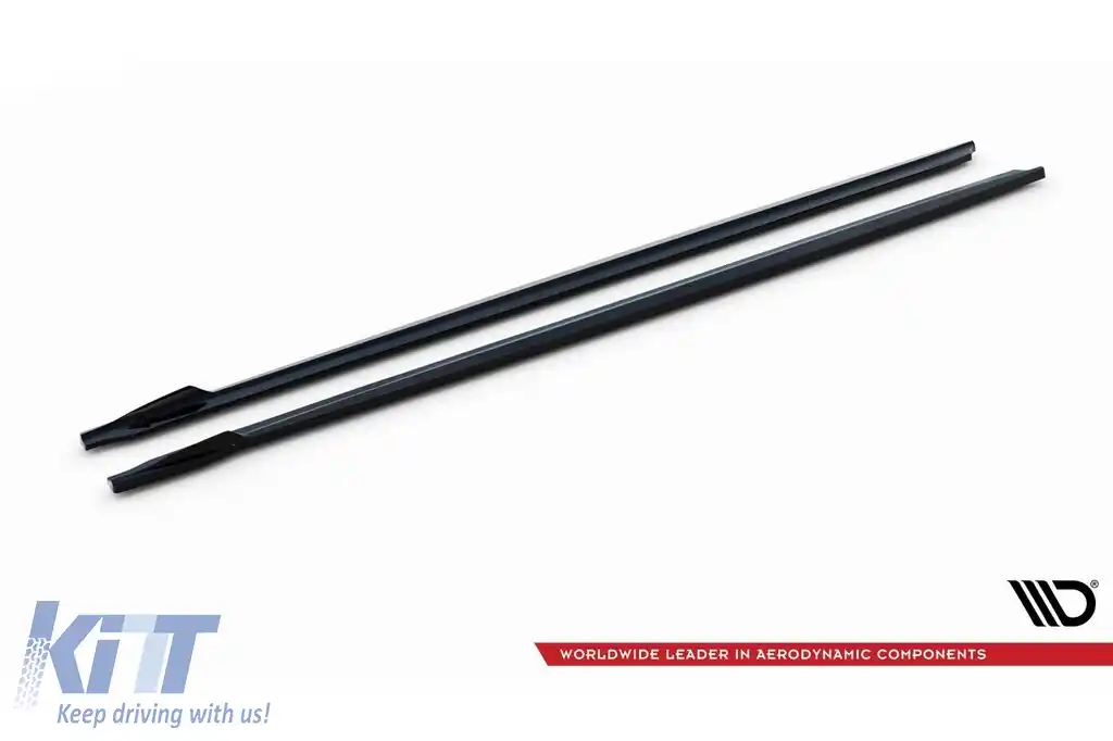 Adăugiri Maxton Design versiunea 2 potrivite pentru BMW Seria 5 G30 sedan, G31 break 2017-2023, lac negru-image-6143826