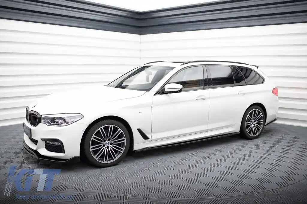 Adăugiri Maxton Design versiunea 2 potrivite pentru BMW Seria 5 G30 sedan, G31 break 2017-2023, lac negru-image-6143828