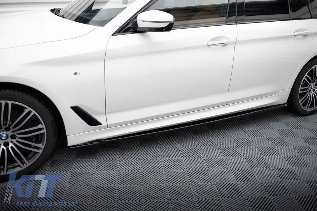 Adăugiri Maxton Design versiunea 2 potrivite pentru BMW Seria 5 G30 sedan, G31 break 2017-2023, lac negru-image-6143829
