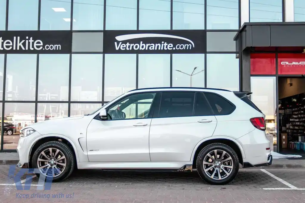Aero package type Black Knight suitable for BMW X5 F15 2014-2018 with M package, black lacquer-image-6261074