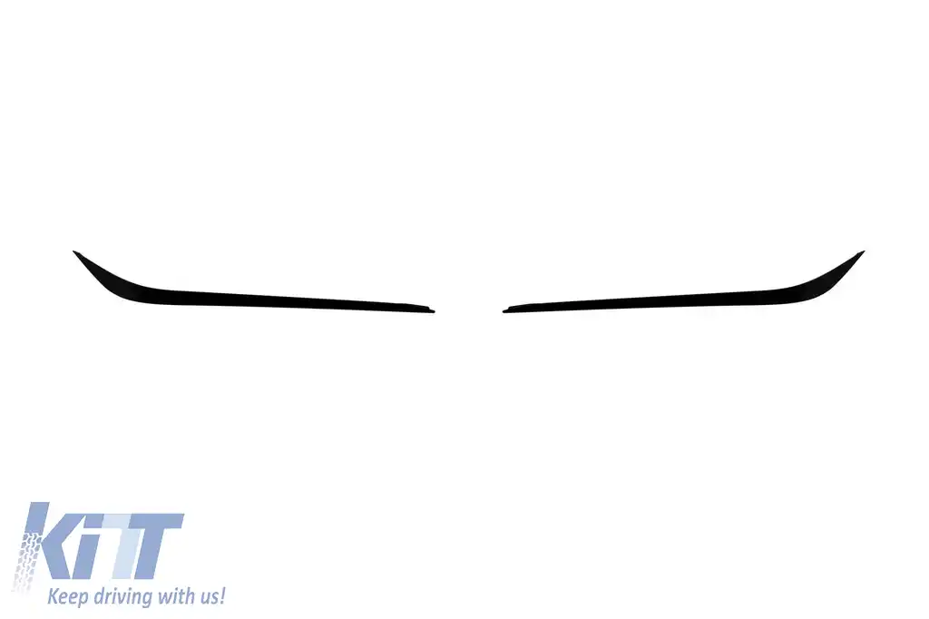 image-40-Aero splittere potrivite pentru bara frontală CLA45 a Mercedes CLA C117 2013-2019, lac negru