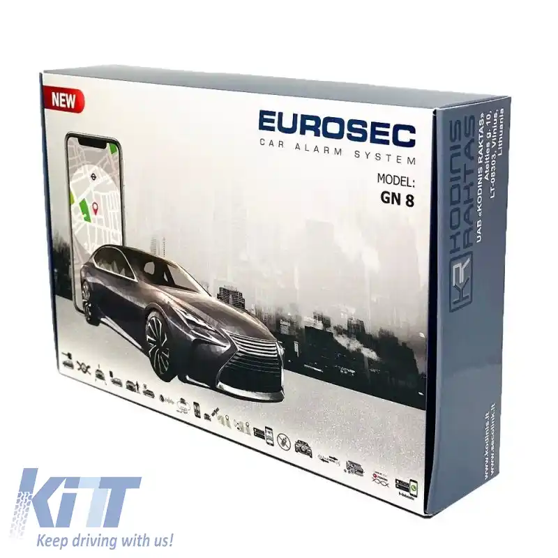 Alarmă auto GN8 EuroSec Alarmă CanBus cu radar / vibrație și inclinometru / imobilizator / urmărire GPS S-GN8-ENSC-image-6320824