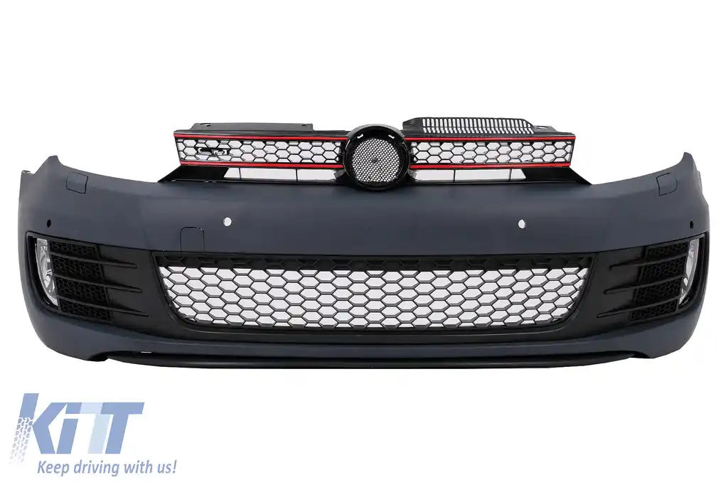 Ansamblu Bara Fata compatibil cu VW Golf VI 6 (2008-2013) cu Faruri LED Golf 7 U Design cu Semnal Dinamic GTI Look-image-6027798