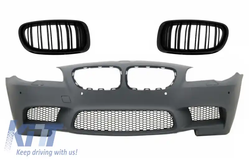 image-69-Ansamblu Bara Fata cu Grile Centrale compatibil cu BMW Seria 5 F10 (2011-2017) M5 Design