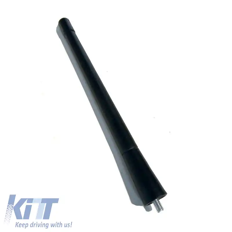 Antena de acoperiș auto din cauciuc universală potrivită pentru VW / Peugeot / Fiat / Citroen / Renault 17.5cm Neagră-image-6301154
