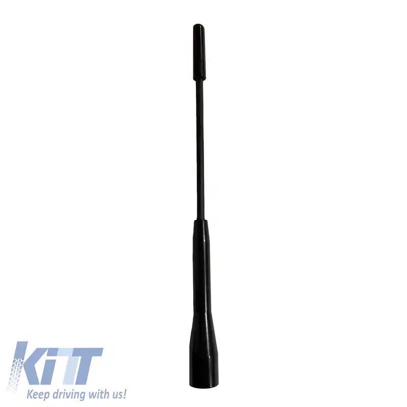 Antena de acoperiș auto universală mare de 18cm neagră cu adaptoare-image-6301158