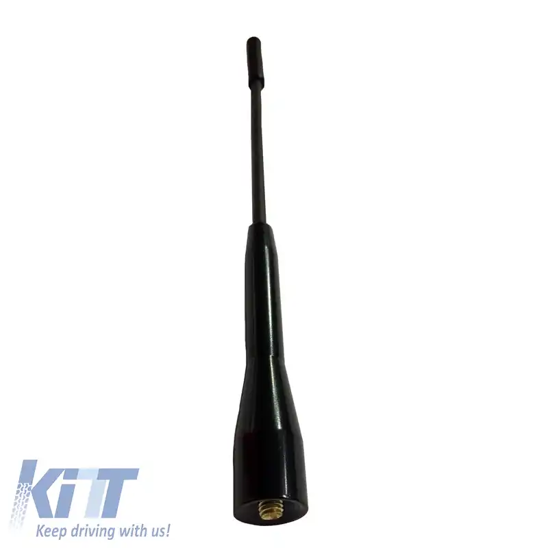 Antena de acoperiș auto universală mare de 18cm neagră cu adaptoare-image-6301159