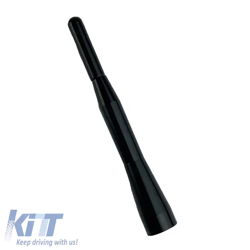 Antena de acoperiș auto universală mică 10cm mică 10cm Pompe neagră cu adaptoare-image-6301407