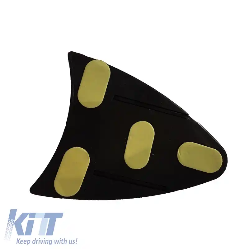 Antena de acoperiș auto universală tip rechin decorativă iluminată argintie-image-6301394