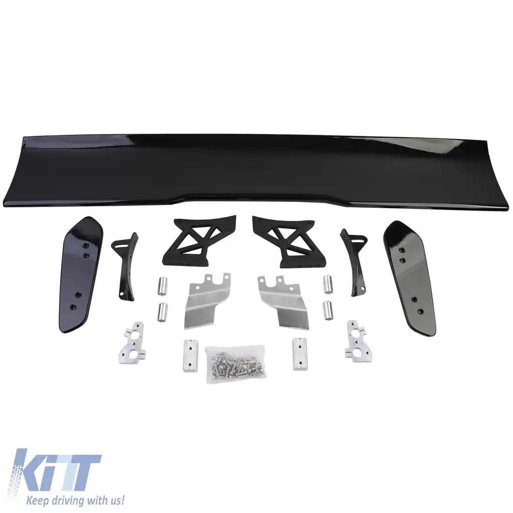 Aripă spate spoiler negru lucios potrivită pentru BMW Seria 4 F32 F82 F33 F83 2013-2021-image-6200348