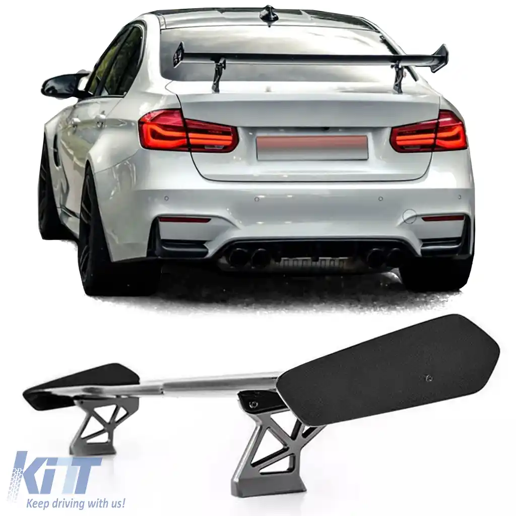 Aripă spate spoiler spate negru lucios, potrivită pentru BMW Seria 3 F30 F80 2011-2019