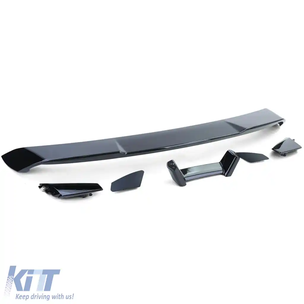 Aripă spate sport spoiler Performance 500 neagră, potrivită pentru Ford Mustang Coupe 14-20-image-6278743