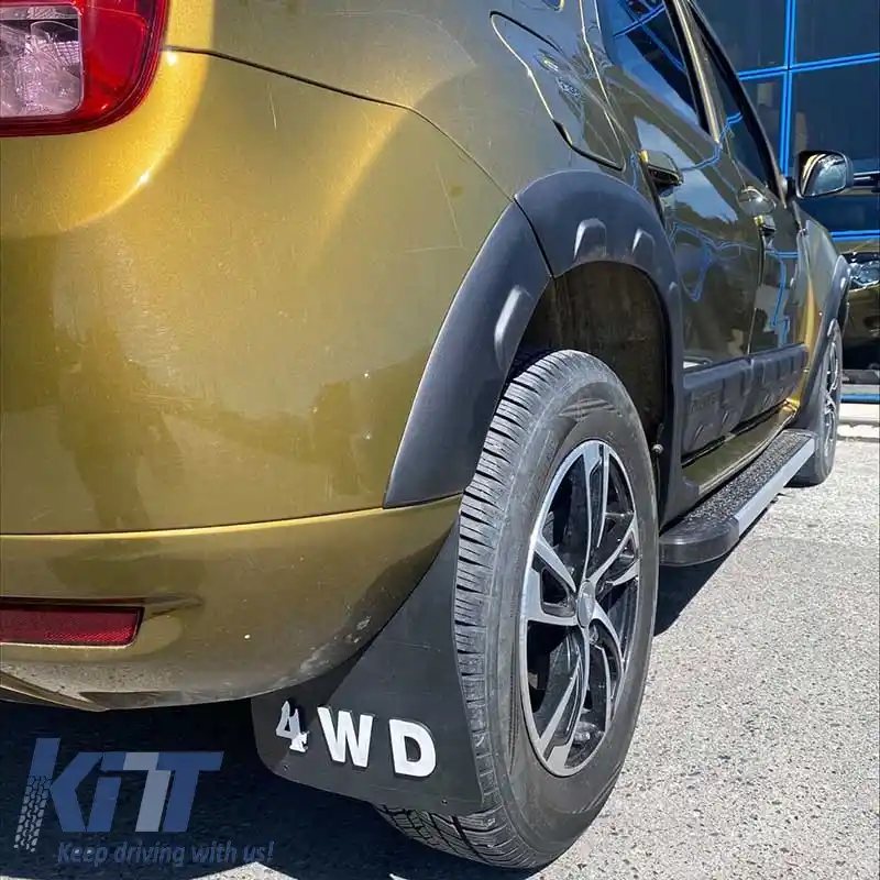 Aripi de caroserie potrivite pentru Dacia Duster 2010-2017 cu Moulaj pentru Uși 