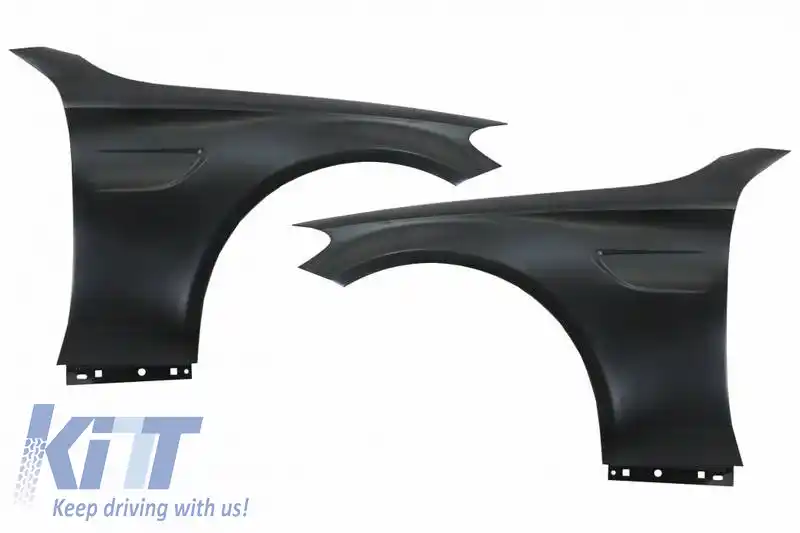 Aripi de caroserie potrivite pentru Mercedes-Benz C-Class W205 S205 C205 A205 (2014-2020) Design A Design C63 2 buc-image-6319305