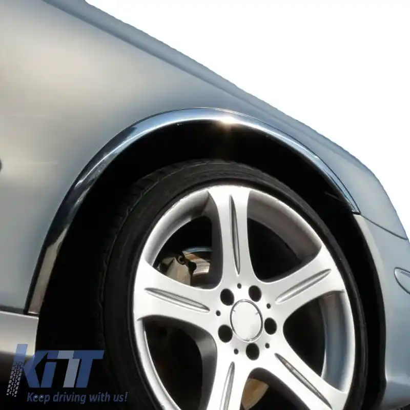 image-28-Aripi de fender potrivite pentru Mercedes-Benz ML-Class W164 05-11 Oțel inoxidabil cromat 4 buc