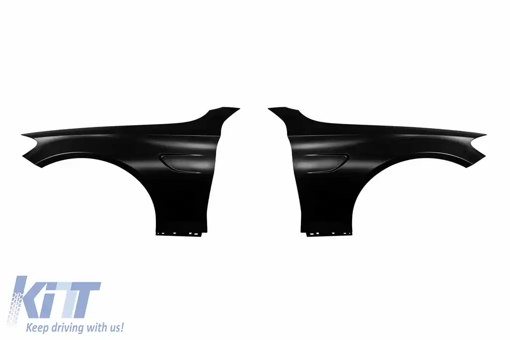 Aripi din oțel de tuning tip C63 A Design potrivite pentru Mercedes C-Class W205 sedan, S205 break 2013-2020, stânga și dreapta