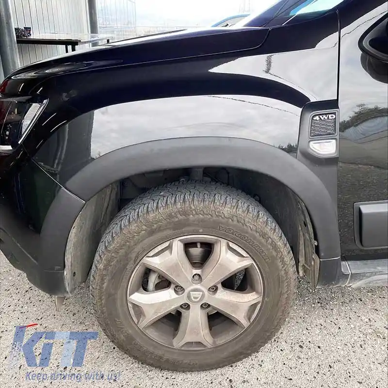 Aripi extinse potrivite pentru Dacia Duster 2018-2021 cu set de garnituri pentru uși 14 buc.-image-6327629