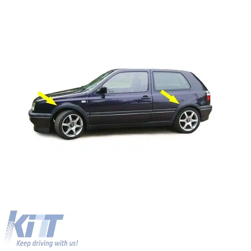 Aripi extinse potrivite pentru VW Golf III (3) 91-98 Set 4 Piese-image-6325584