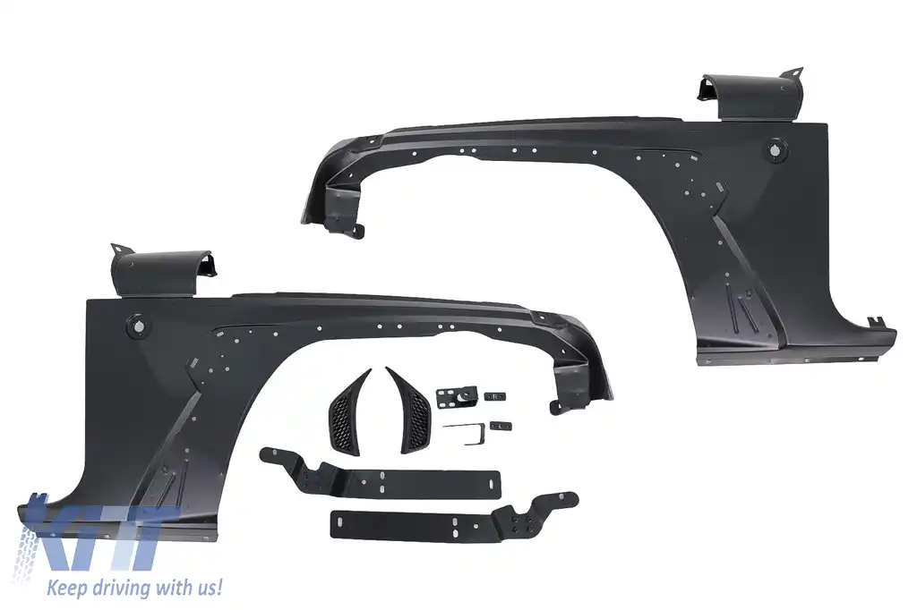 Aripi Fata compatibil cu Jeep Wrangler Rubicon JK (2007-2017) JL 2018+ Look