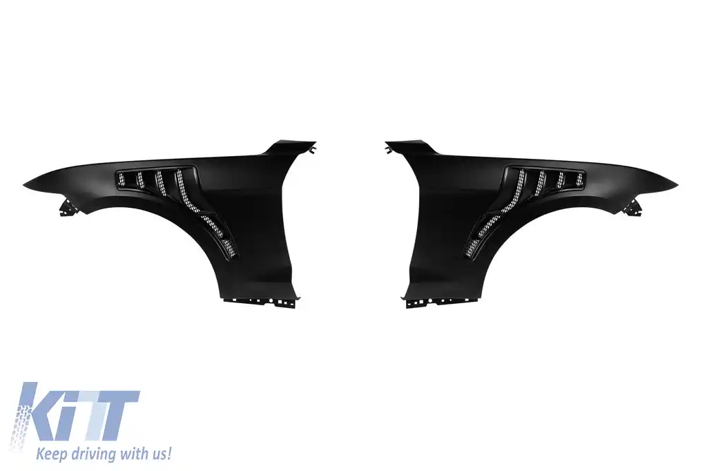 Aripi frontale din aluminiu tip GT500 KR potrivite pentru Ford Mustang 2015-2017