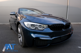 Aripi Laterale compatibil cu BMW 4 Series F32 F33 F36 (2013-02.2017) Ornament Negru M4 Design-image-6074086