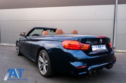 Aripi Laterale compatibil cu BMW 4 Series F32 F33 F36 (2013-02.2017) Ornament Negru M4 Design-image-6074090