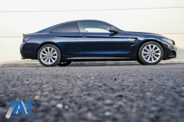 Aripi Laterale compatibil cu BMW 4 Series F32 F33 F36 (2013-02.2017) Ornament Negru M4 Design-image-6075498